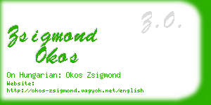 zsigmond okos business card